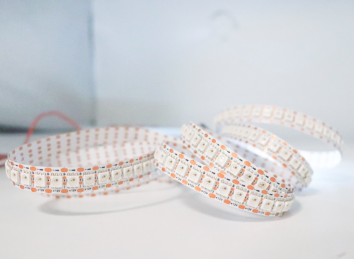 內置WS2815 5050RGB 144燈 12V 點單電控斷點續(xù)傳