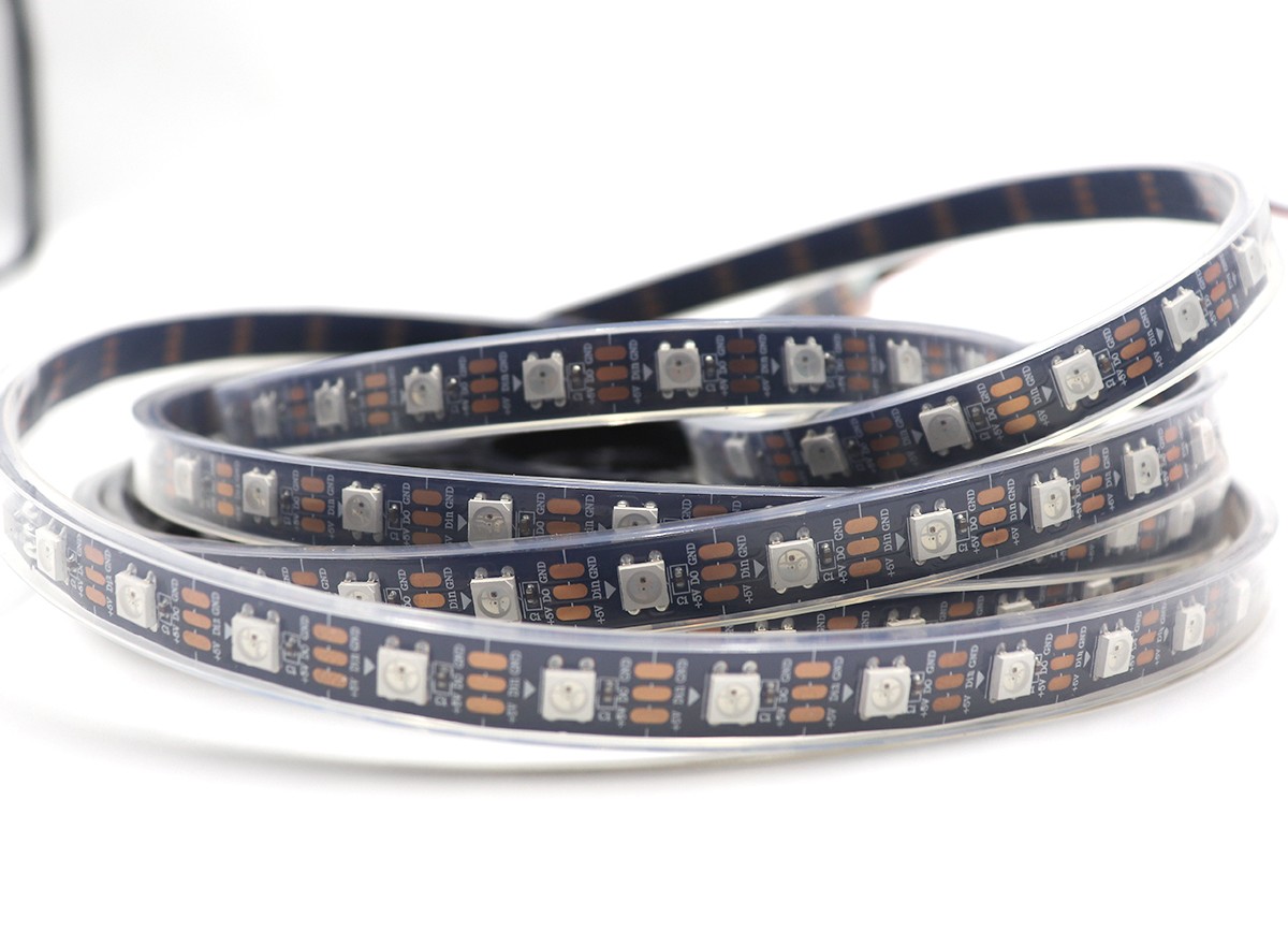 內(nèi)置SK6812 5050RGB 60燈 5V 單點(diǎn)單控三線路 黑板