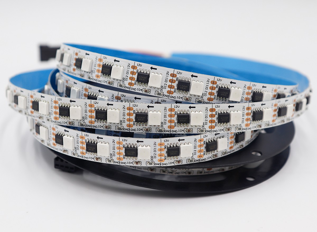 外置LB1908  5050RGB 60段60燈 12V 單點(diǎn)單控