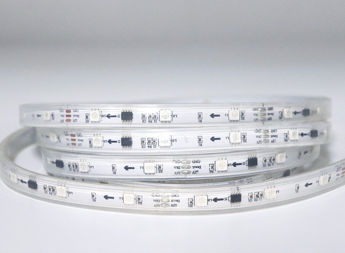 外置WS2811 5050RGB 10段30燈 12V