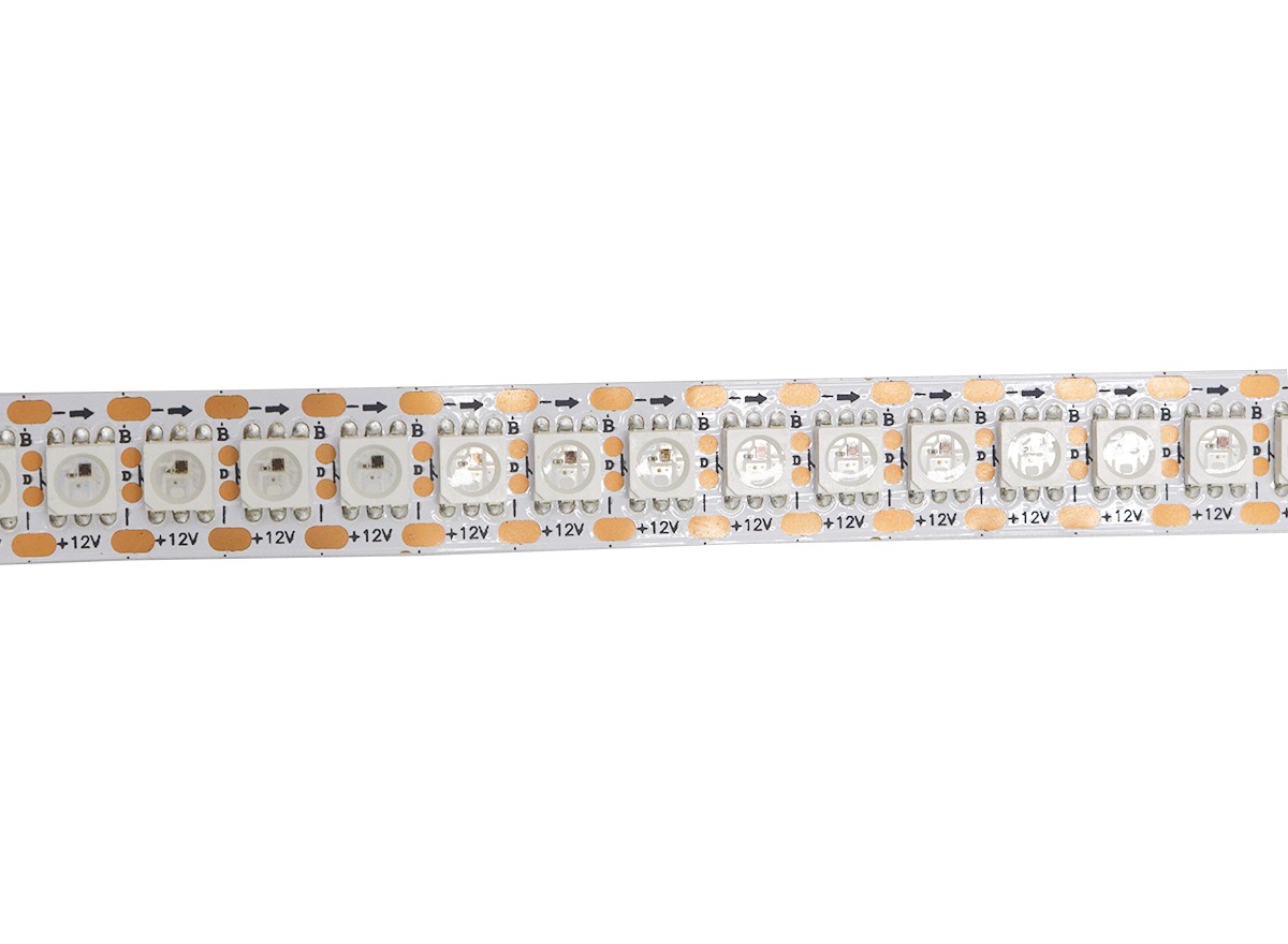 內置SK6813 5050RGB 144燈 12V 單點單控斷點續(xù)傳